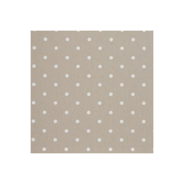 Clarke & Clarke Dotty Taupe Fabric Sample F0063/12.CAC.0