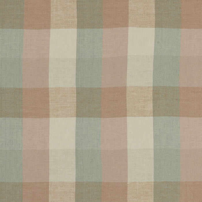 Clarke & Clarke Austin Check Mineral/Blush Fabric Sample F1042/06.CAC.0