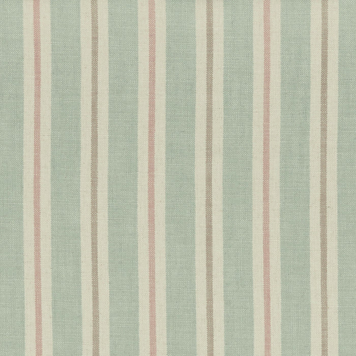 Clarke & Clarke Sackville Stripe Mineral/Blush Fabric Sample F1046/05.CAC.0