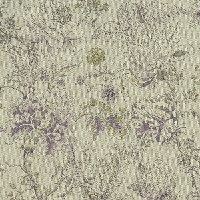 Clarke & Clarke Sissinghurst Heather/Olive Fabric Sample F1048/04.CAC.0