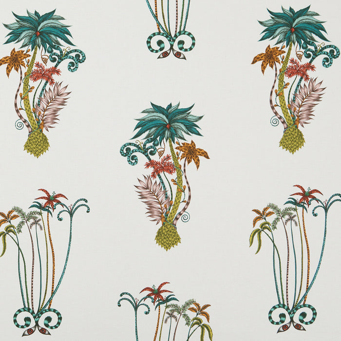 Clarke & Clarke Jungle Palms Jungle Fabric Sample F1110/02.CAC.0