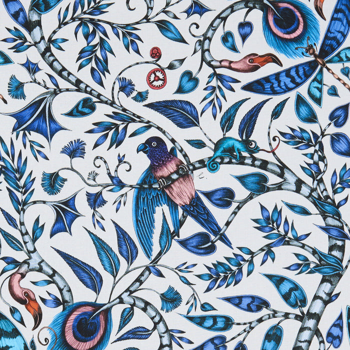 Clarke & Clarke Rousseau Blue Fabric Sample F1113/01.CAC.0