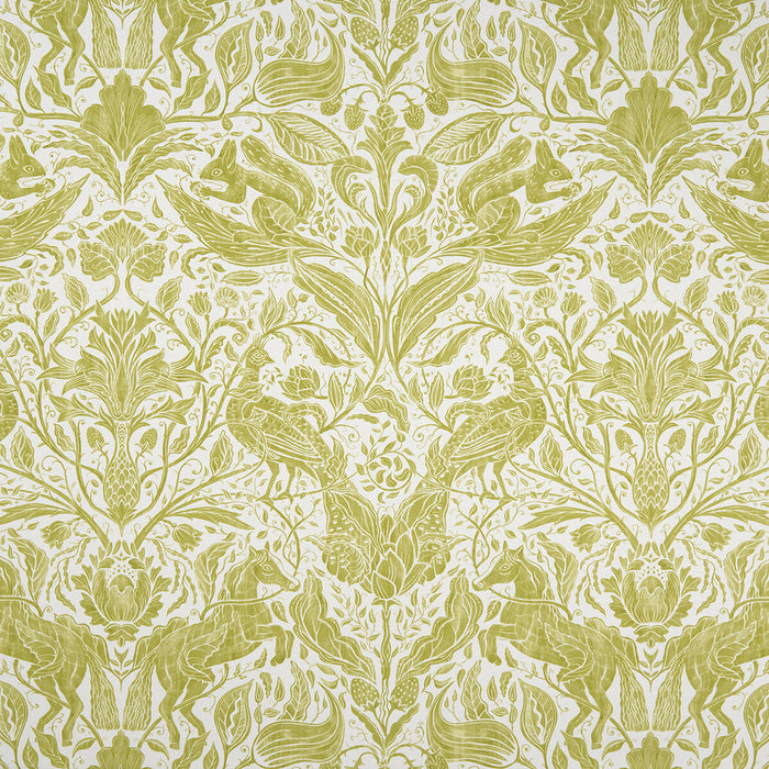 Clarke & Clarke Forest Trail Citrus Fabric Sample F1159/01.CAC.0
