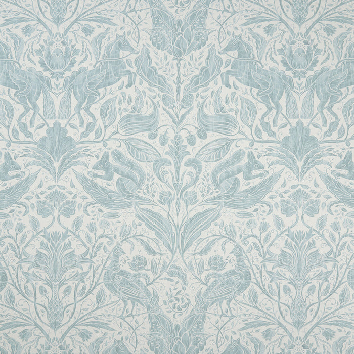 Clarke & Clarke Forest Trail Duckegg Fabric Sample F1159/02.CAC.0