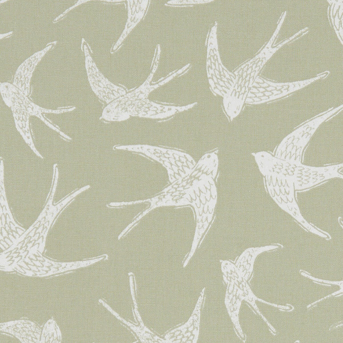 Clarke & Clarke Fly Away Sage Fabric Sample F1187/05.CAC.0