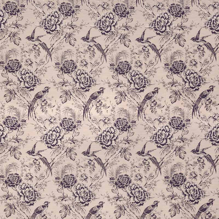 Clarke & Clarke Avium Blush/Damson Fabric Sample F1429/01.CAC.0