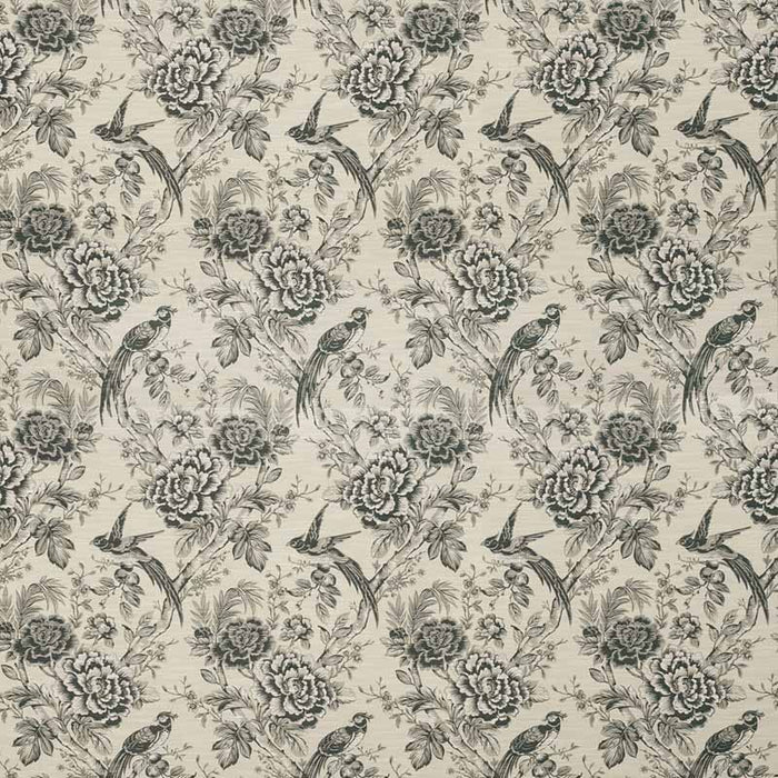 Clarke & Clarke Avium Charcoal Fabric Sample F1429/02.CAC.0