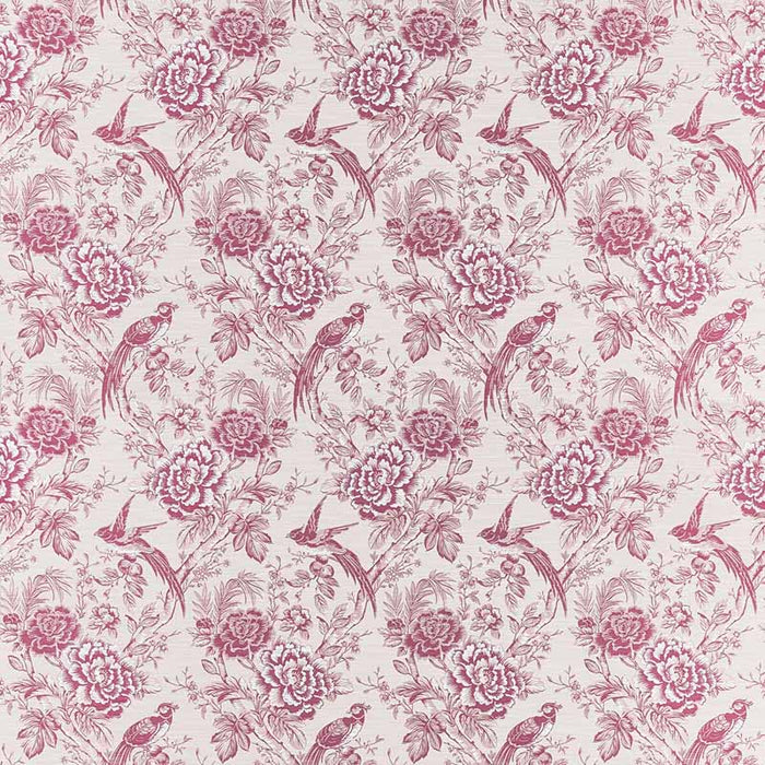 Clarke & Clarke Avium Raspberry Fabric Sample F1429/06.CAC.0