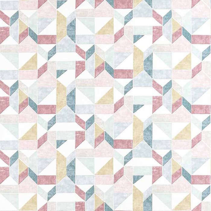 Clarke & Clarke Lanna Mineral/Blush Fabric Sample F1464/04.CAC.0