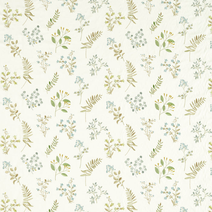 Clarke & Clarke Brigitte Apple/Mineral Fabric Sample F1554/01.CAC.0