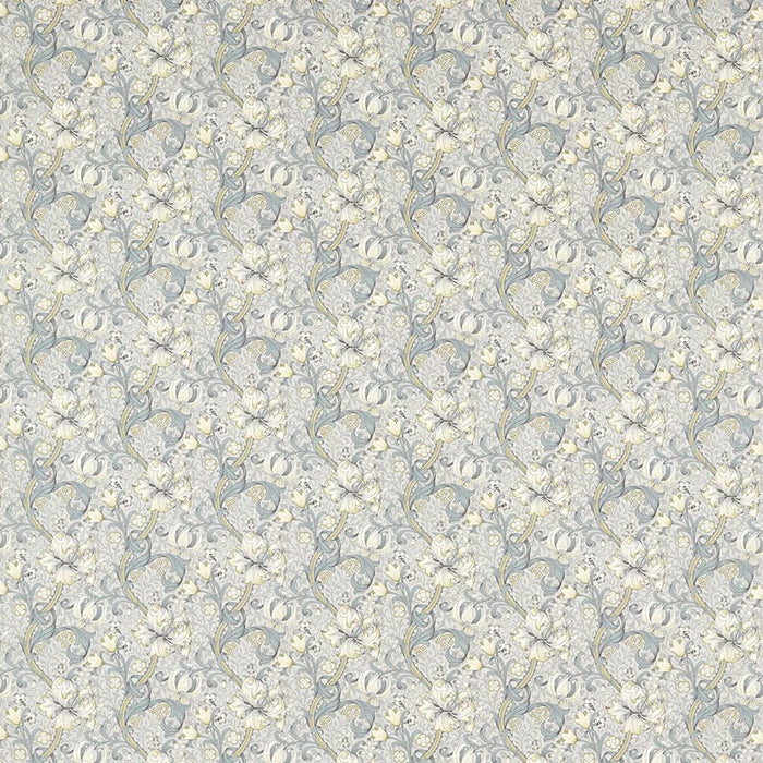 Clarke & Clarke Golden Lily Slate/Dove Fabric Sample F1677/02.CAC.0
