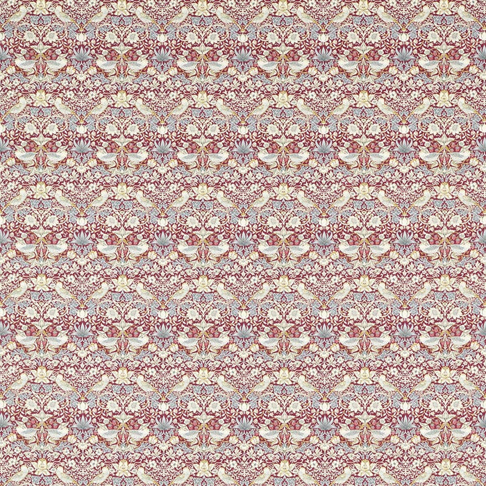 Clarke & Clarke Strawberry Thief Plum Fabric F1678/03.CAC.0
