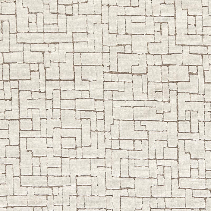 Clarke & Clarke Kupka Ivory Fabric F1685/03.CAC.0