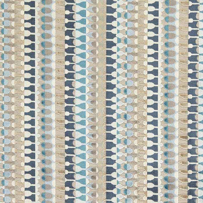 Clarke & Clarke Orpheus Denim Fabric Sample F1687/01.CAC.0