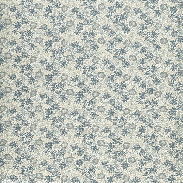 Clarke & Clarke Mallow Jacquard Midnight/Denim Fabric F1743/02.CAC.0
