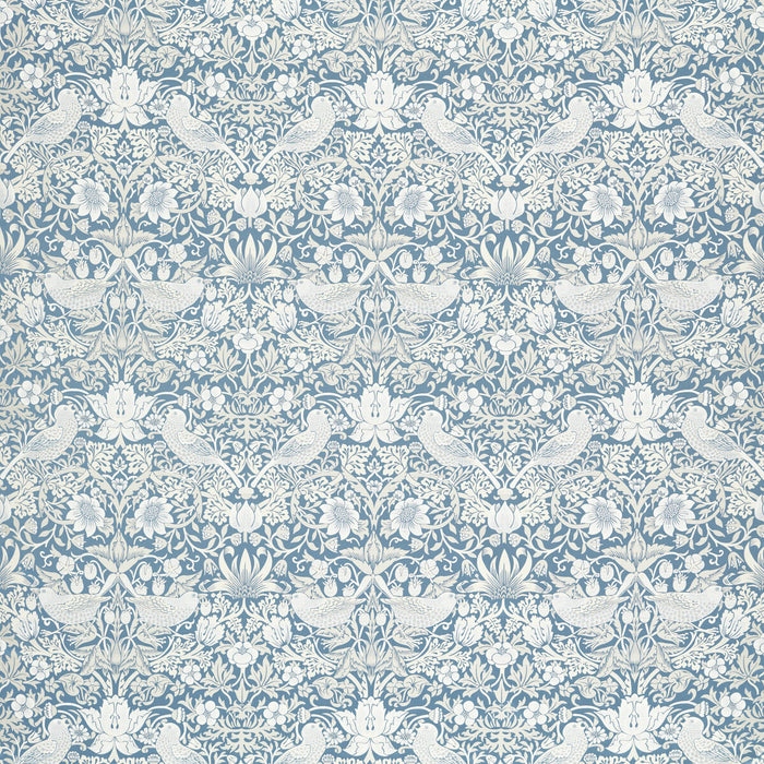 Clarke & Clarke Strawberry Thief Jacquard Denim Fabric F1746/02.CAC.0