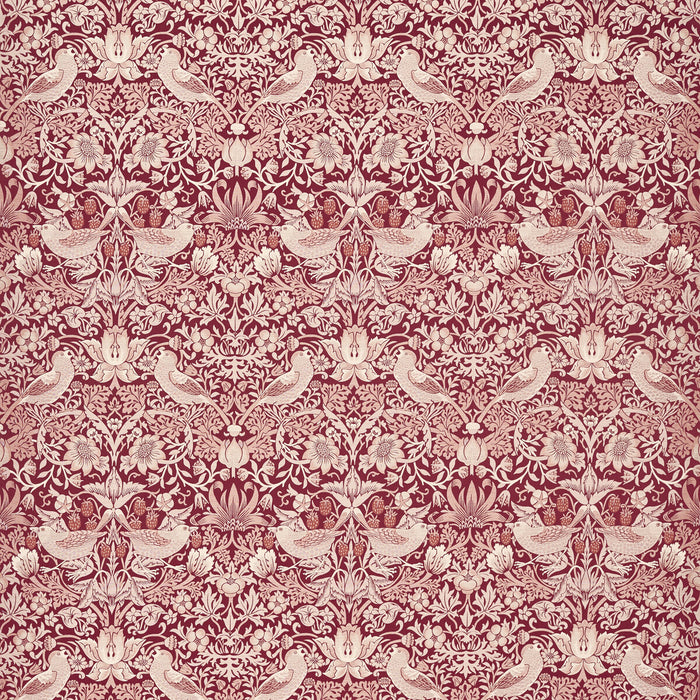 Clarke & Clarke Strawberry Thief Jacquard Plum Fabric F1746/05.CAC.0