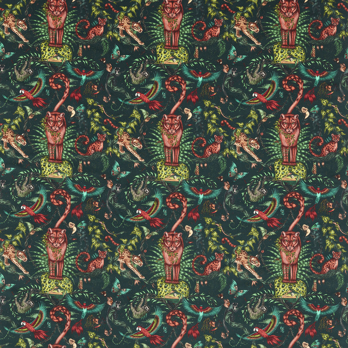 Clarke & Clarke Bosque Dreams Velvet Forest Fabric Sample F1749/03.CAC.0