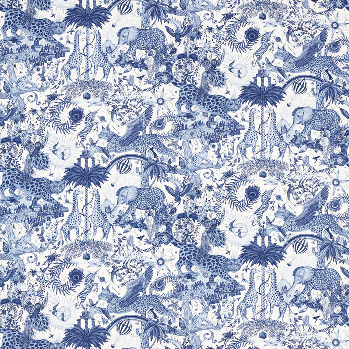 Clarke & Clarke Paradise Lost Ink Fabric F1756/03.CAC.0