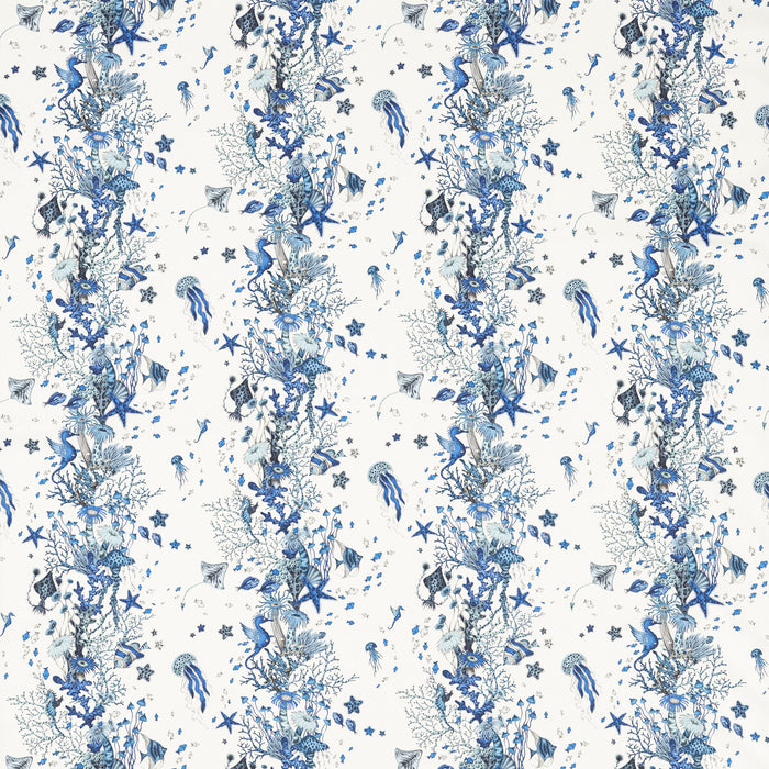 Clarke & Clarke Seaforest Blue Fabric Sample F1760/02.CAC.0