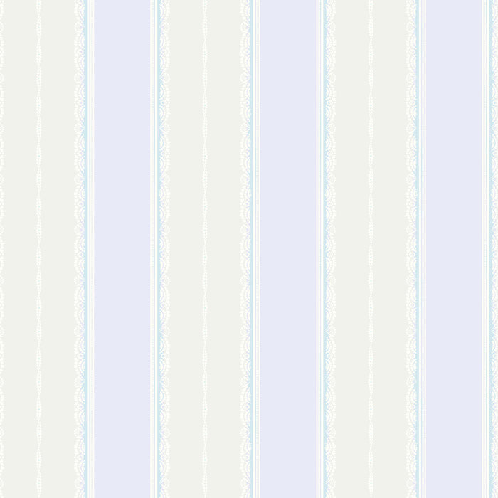 Seabrook Designs Glitter Frills Stripe Lilac And Gray Wallpaper Sample FA41009