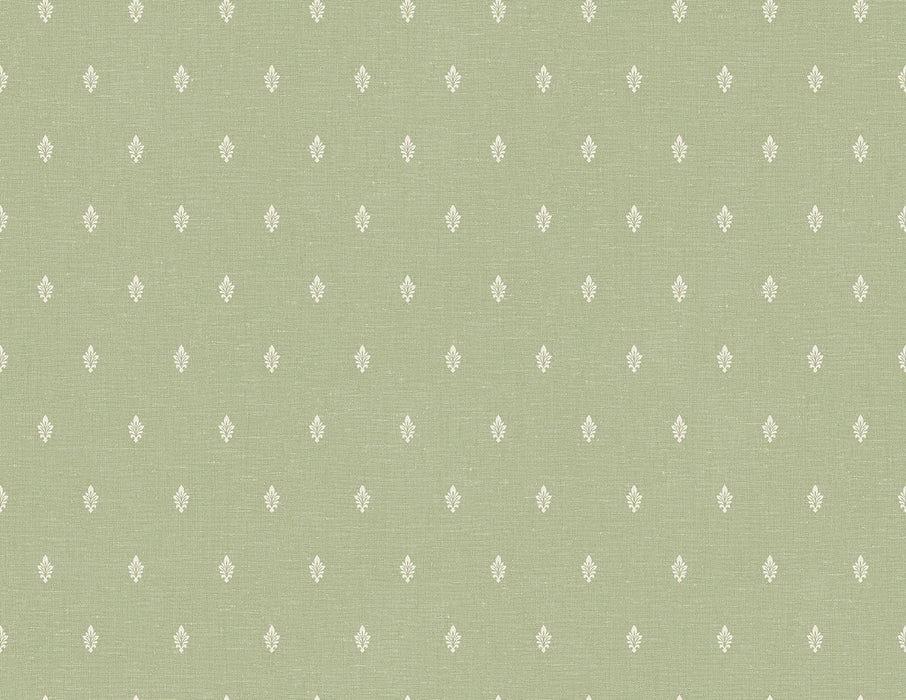Seabrook Designs Petite Feuille Sprig Pomme Wallpaper Sample FC60604