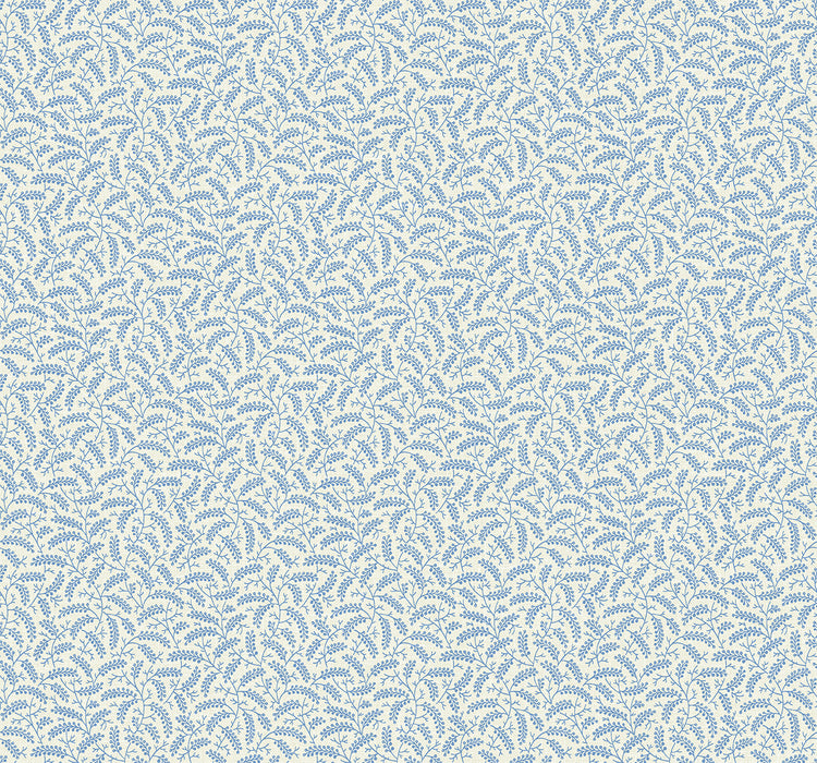 Seabrook Designs Cossette Bleu Bisque Wallpaper Sample FC62202