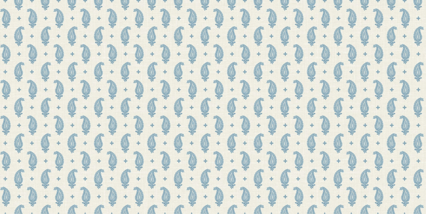 Seabrook Designs Maia Linen Fabric Bleu Bisque Fabric FC62702F
