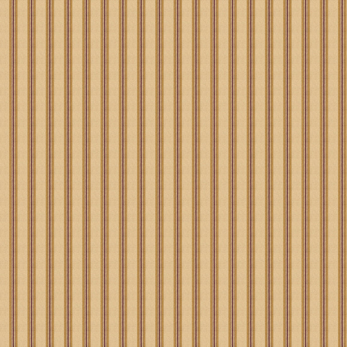 Mulberry Home Somerton Stripe Ochre Wallpaper Sample FG109.T128.0