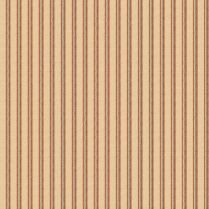 Mulberry Home Somerton Stripe Spice Wallpaper Sample FG109.T30.0