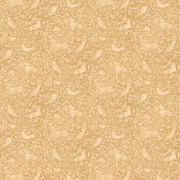 Mulberry Home Hedgerow Parchment Wallpaper Sample FG110.J107.0