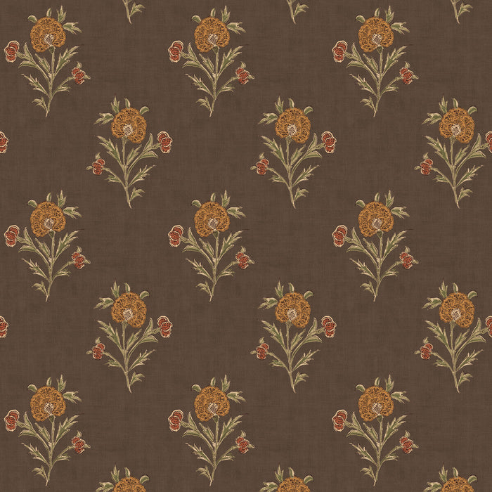Mulberry Home Somerton Espresso Wallpaper Sample FG111.K74.0