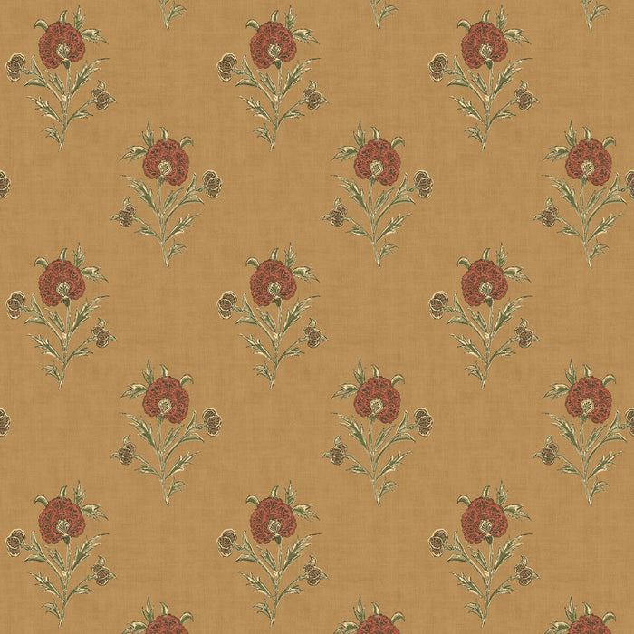 Mulberry Home Somerton Ochre Wallpaper Sample FG111.T128.0