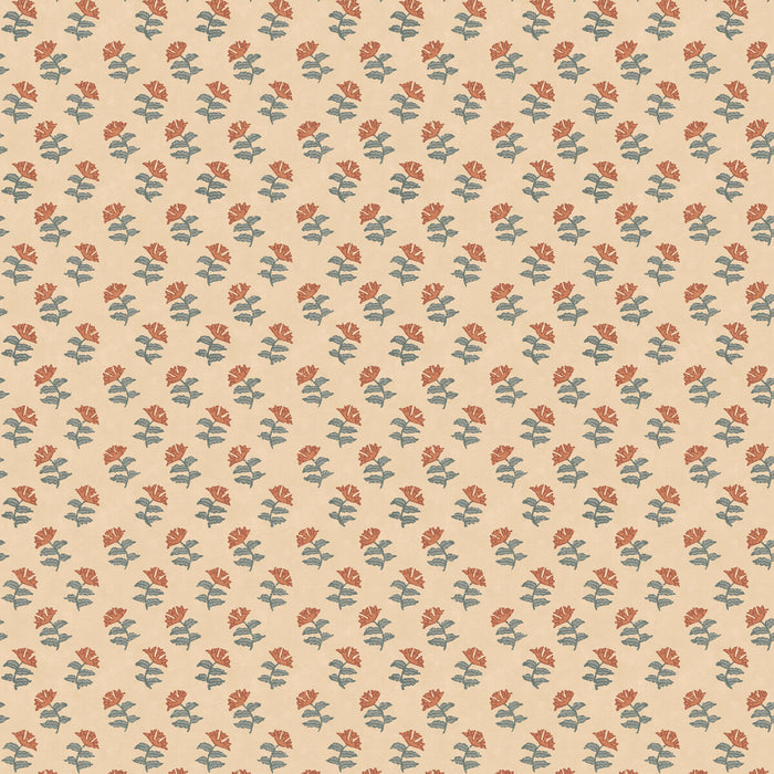 Mulberry Home Mulberry Sprig Teal Wallpaper Sample FG113.R11.0