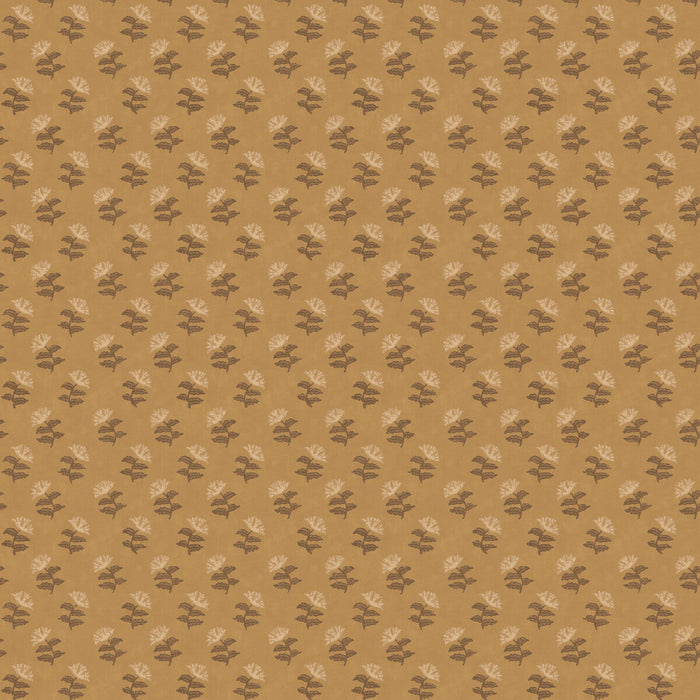 Mulberry Home Mulberry Sprig Ochre Wallpaper Sample FG113.T128.0