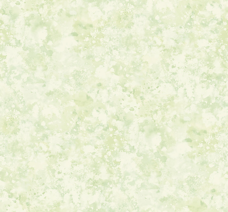Seabrook Designs Waterdrop Floral Metallic Lime Wallpaper Sample FI71404