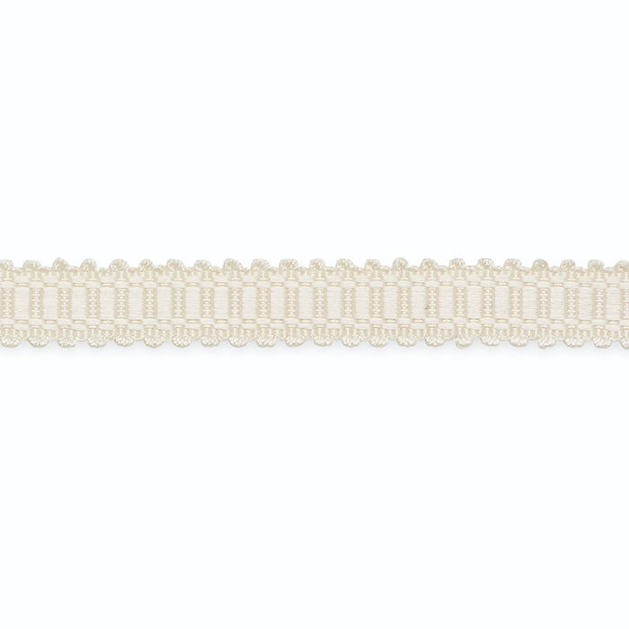 Schumacher Mikayla Gimp Silk W/Picot 3/4" Blanc Trim G524-1