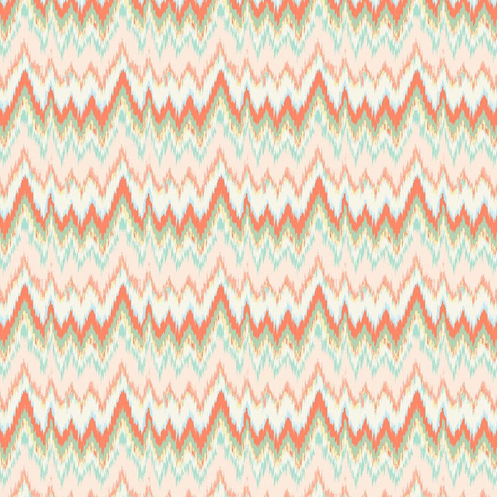 Gaston Y Daniela Cala Figuera Coral/Verde Fabric GDT5677.005.0