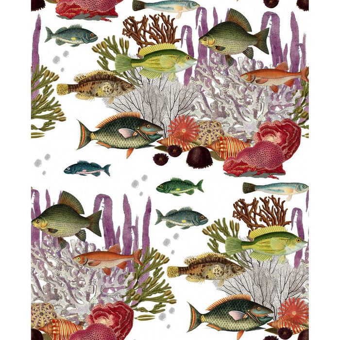 Gaston Y Daniela Corales Blanco Wallpaper Sample GDW5663.003.0