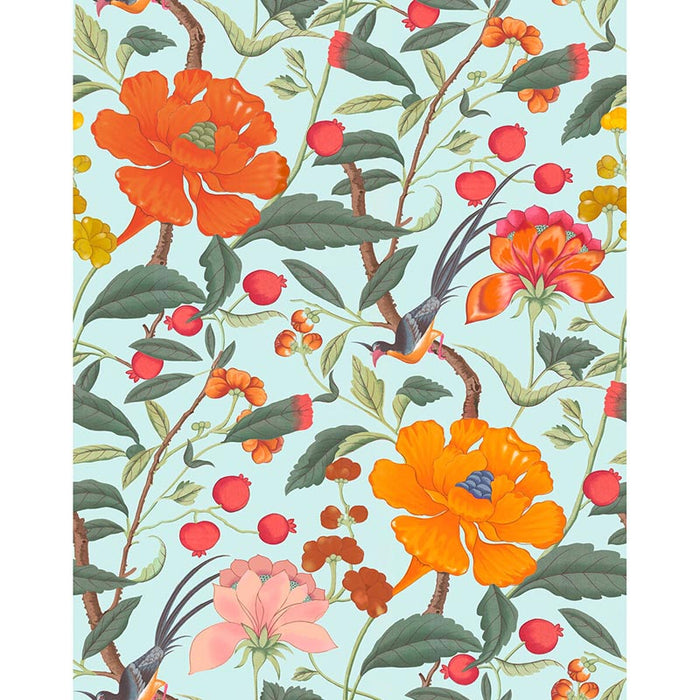 Gaston Y Daniela Manila Azul Wallpaper Sample GDW5771.002.0
