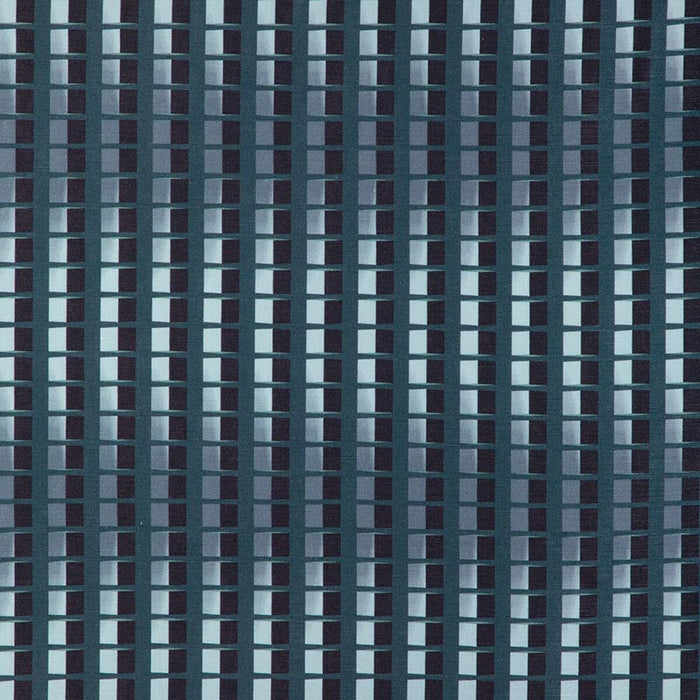 Lee Jofa Modern Refrakt Peacock Fabric Sample GWF-3791.355.0