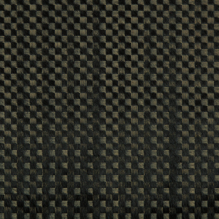 Lee Jofa Modern Delux Onyx/Gold Fabric Sample GWL-3701.840.0