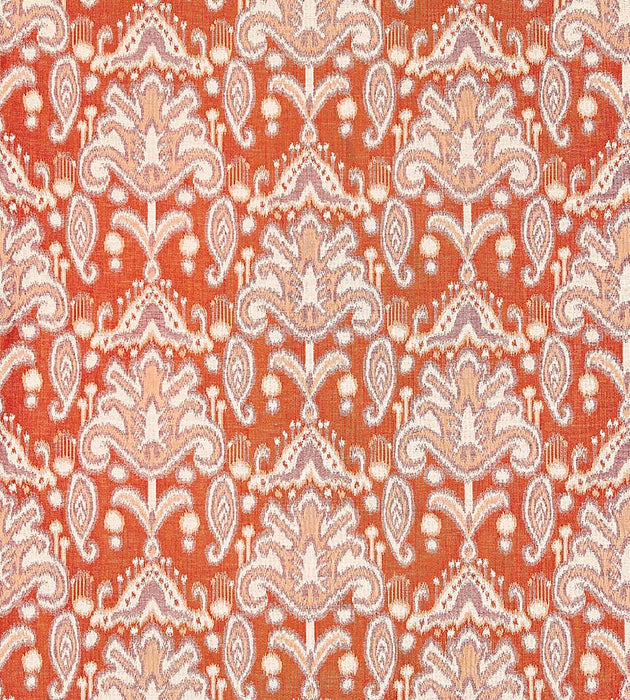 Grey Watkins Kandira Ikat Papaya Fabric GW272100002
