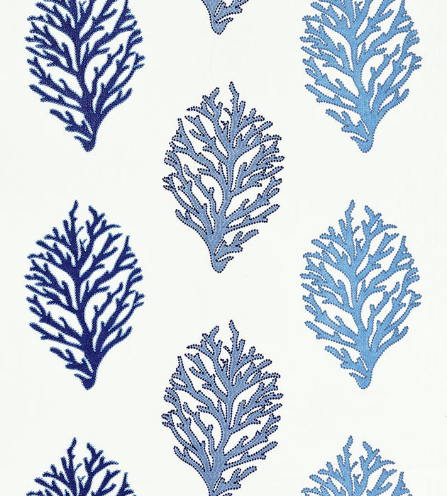 Grey Watkins Coral Reef Embroidery Marine Fabric GW272040003