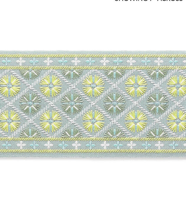 Grey Watkins Hansel Embroidered Tape Summer Breeze Fabric GWT33290003