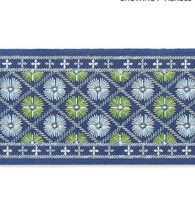 Grey Watkins Hansel Embroidered Tape Blackberry Fields Fabric GWT33290004