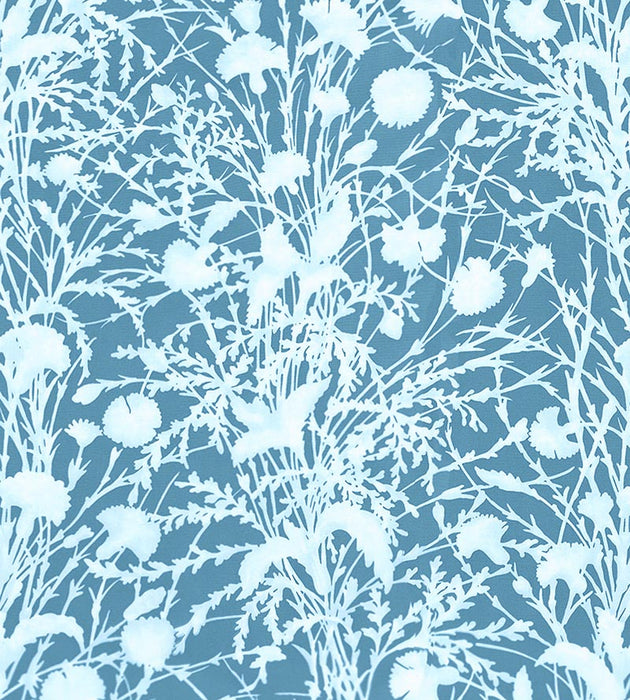 Grey Watkins Wildflower Blueprint Fabric GW166230005