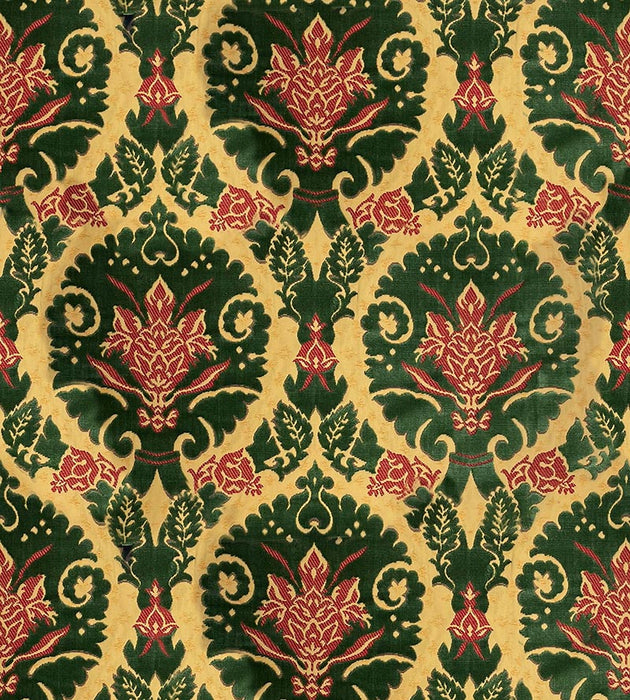 Lelievre Ravenne Velvet Emeraude Fabric H006470001