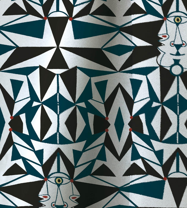 Lelievre Pensee Bleu Fabric H014740001