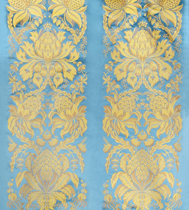 Tassinari & Chatel Les Ananas Bleu Fabric H015080001